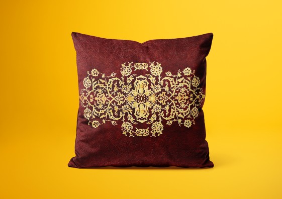 کاور کوسن مخمل طرح ماهی