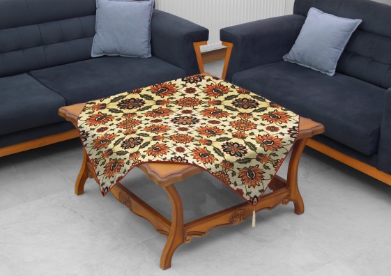 رومیزی مربع طرح نهال