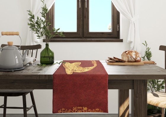 رانر کوتاه طرح ماهی 