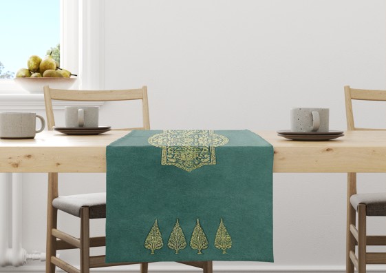 رانر کوتاه طرح سرو و کاشی 